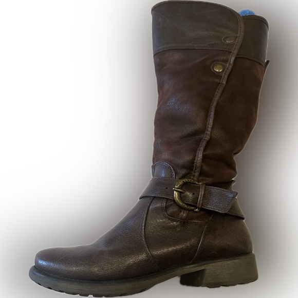 BARETRAPS | Subdue Brown Leather Riding Boots - Picture 8 of 14